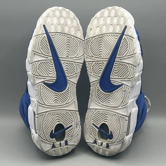 Nike Air More Uptempo Royal Blue Retro - Youth Size 7 Women's Size 8.5 USED - Picture 7 of 8